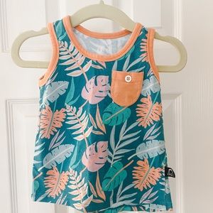 Rags to Raches Tropical Tank Top (12-18m)